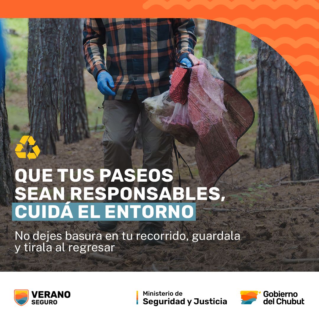Chubut: Brindan recomendaciones para un turismo responsable