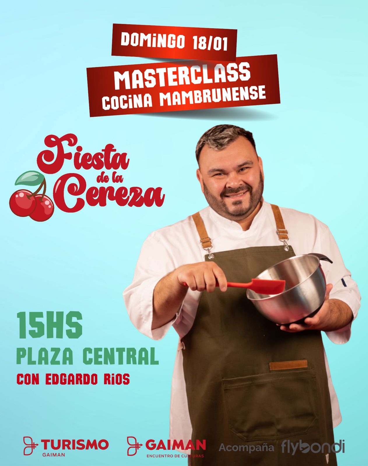 Gaiman: La Fiesta de la Cereza suma una masterclass de cocina mambrunense